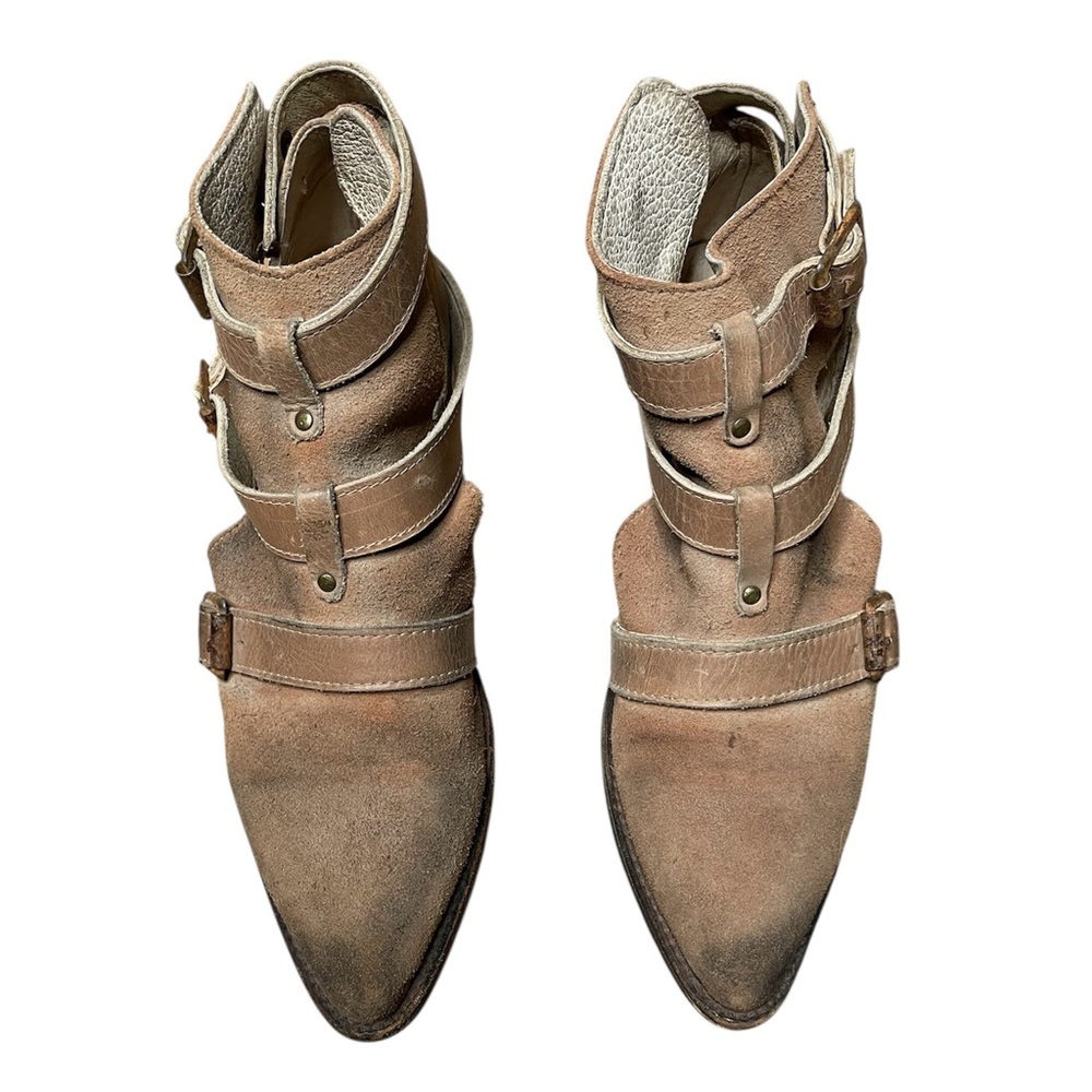 Freebird By Steven Jade Ankle Boots in Cognac Brown Size 7 - Picture 4 of 13